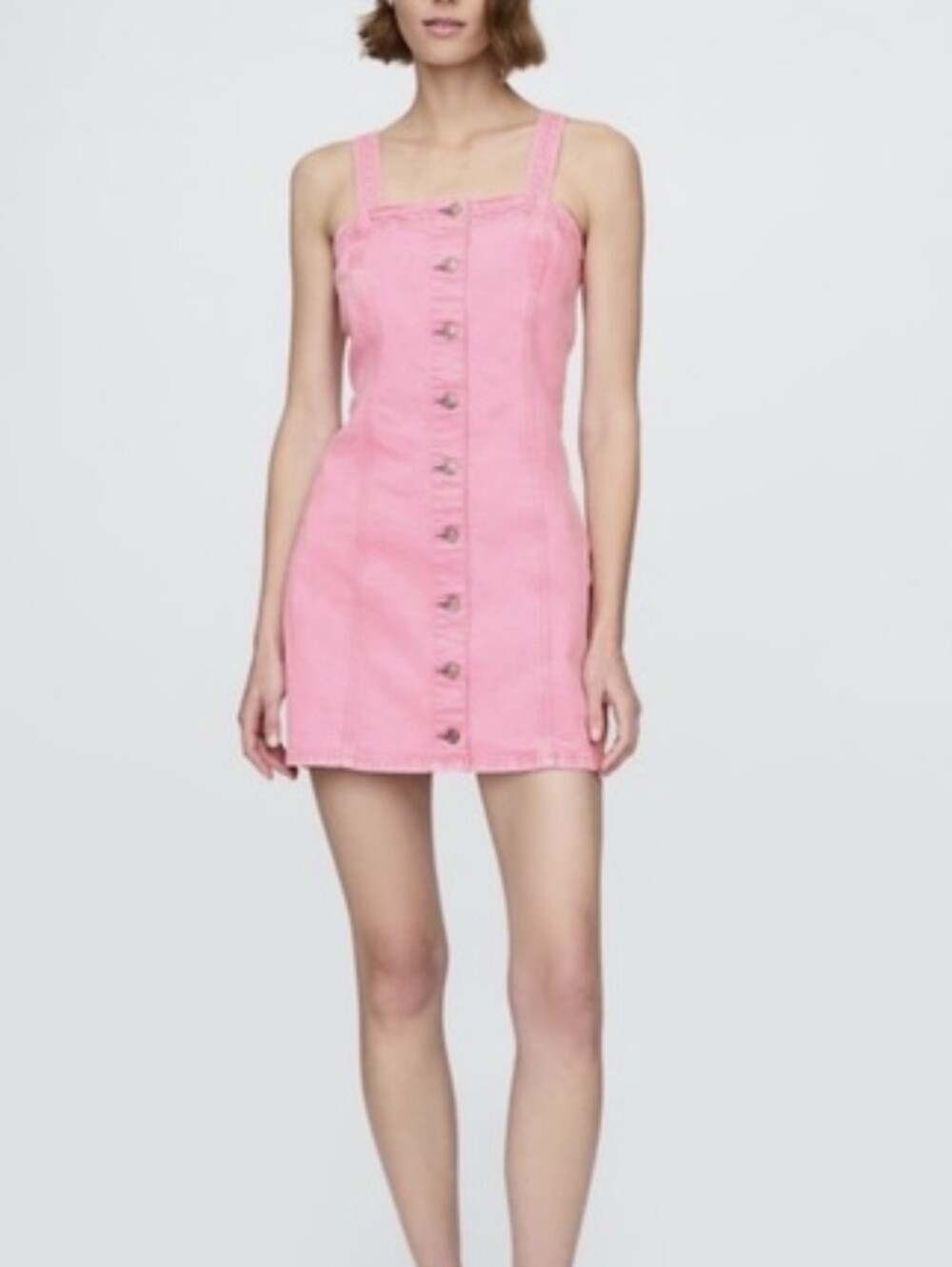GAP Pink Denim Dress
